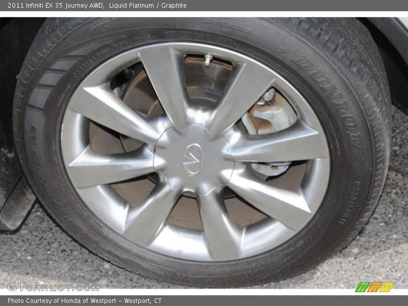 Liquid Platinum / Graphite 2011 Infiniti EX 35 Journey AWD