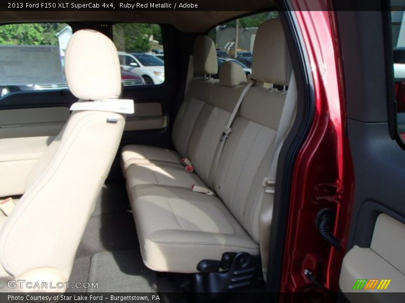 Ruby Red Metallic / Adobe 2013 Ford F150 XLT SuperCab 4x4