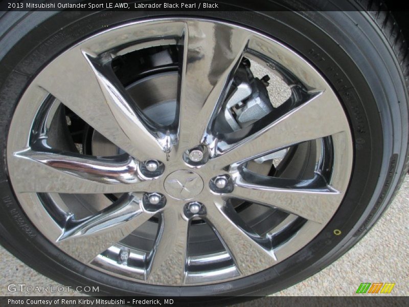 Labrador Black Pearl / Black 2013 Mitsubishi Outlander Sport LE AWD
