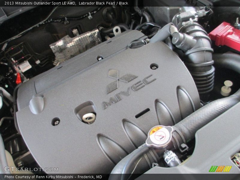 Labrador Black Pearl / Black 2013 Mitsubishi Outlander Sport LE AWD