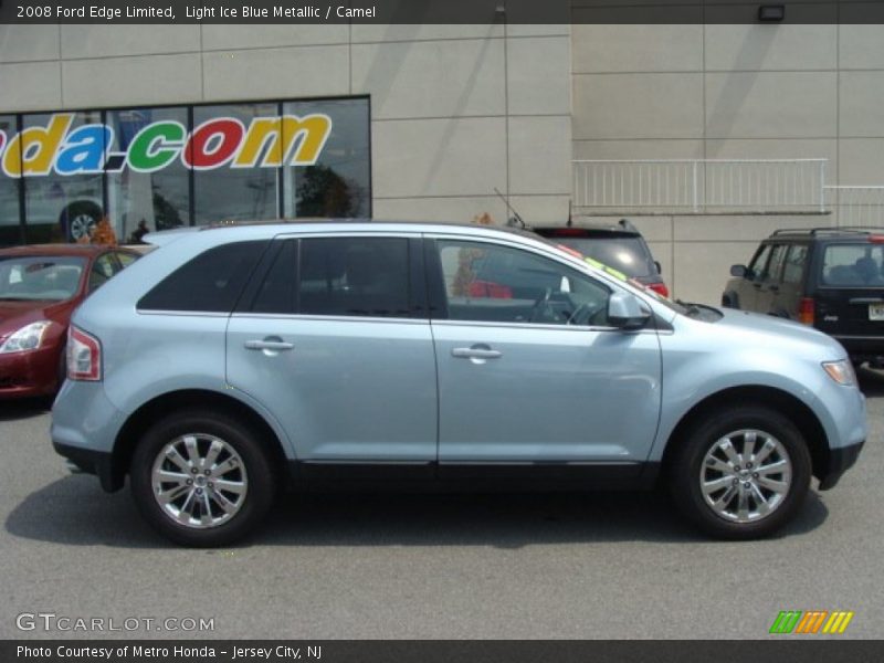 Light Ice Blue Metallic / Camel 2008 Ford Edge Limited