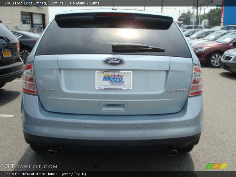 Light Ice Blue Metallic / Camel 2008 Ford Edge Limited