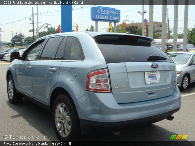 Light Ice Blue Metallic / Camel 2008 Ford Edge Limited