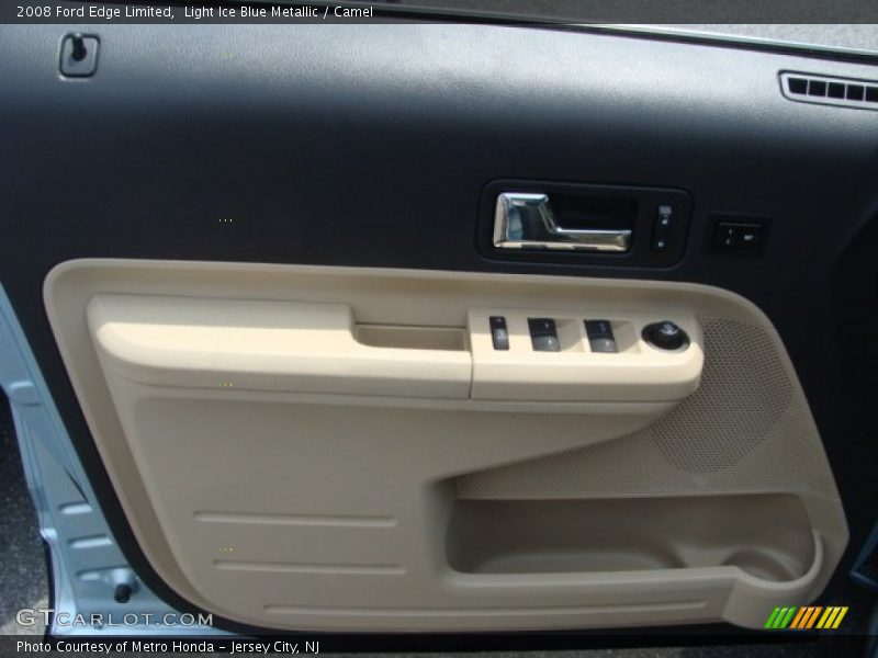 Light Ice Blue Metallic / Camel 2008 Ford Edge Limited