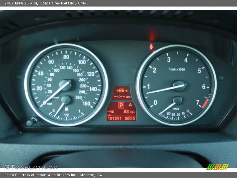  2007 X5 4.8i 4.8i Gauges