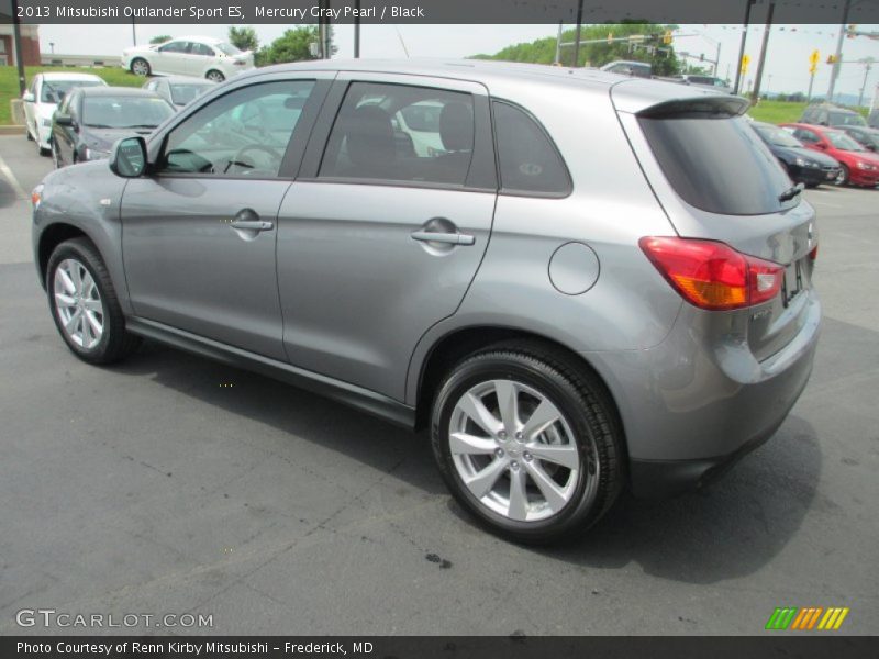 Mercury Gray Pearl / Black 2013 Mitsubishi Outlander Sport ES