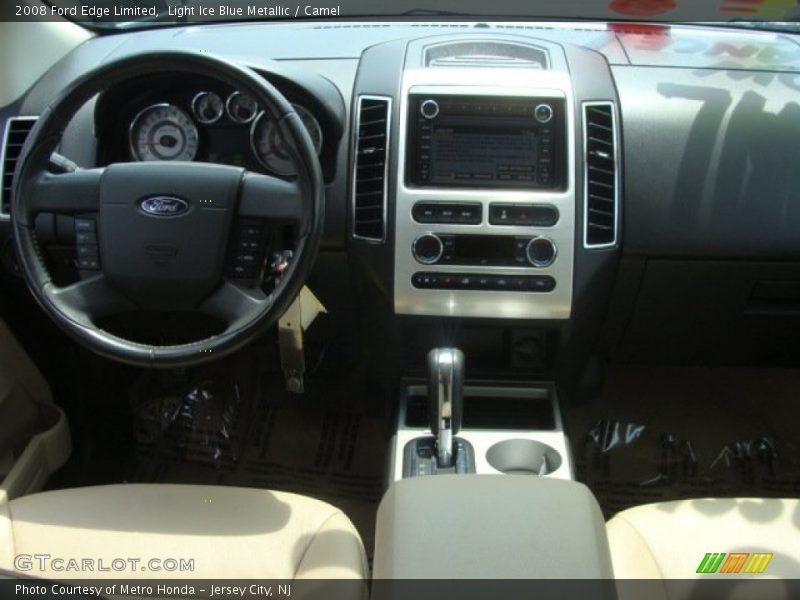 Light Ice Blue Metallic / Camel 2008 Ford Edge Limited