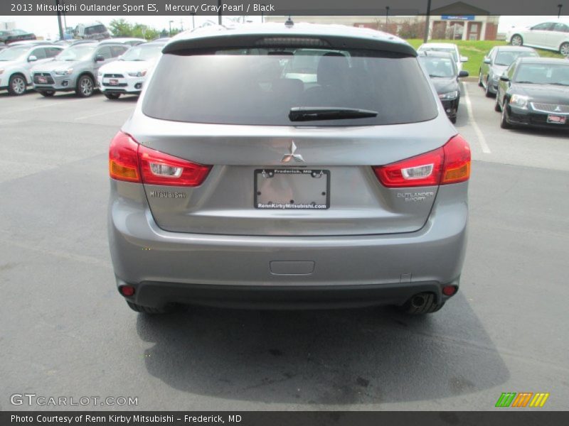 Mercury Gray Pearl / Black 2013 Mitsubishi Outlander Sport ES