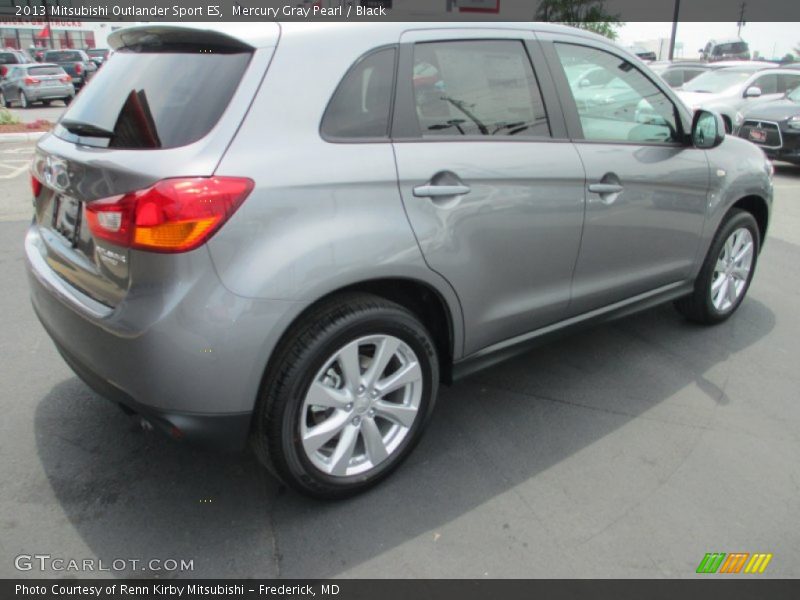 Mercury Gray Pearl / Black 2013 Mitsubishi Outlander Sport ES