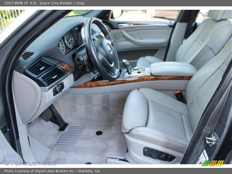  2007 X5 4.8i Gray Interior