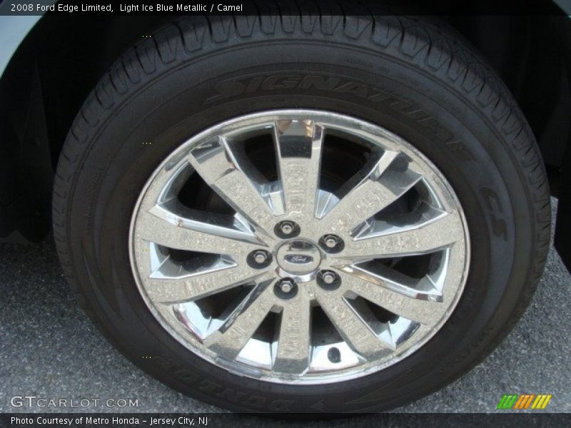 Light Ice Blue Metallic / Camel 2008 Ford Edge Limited