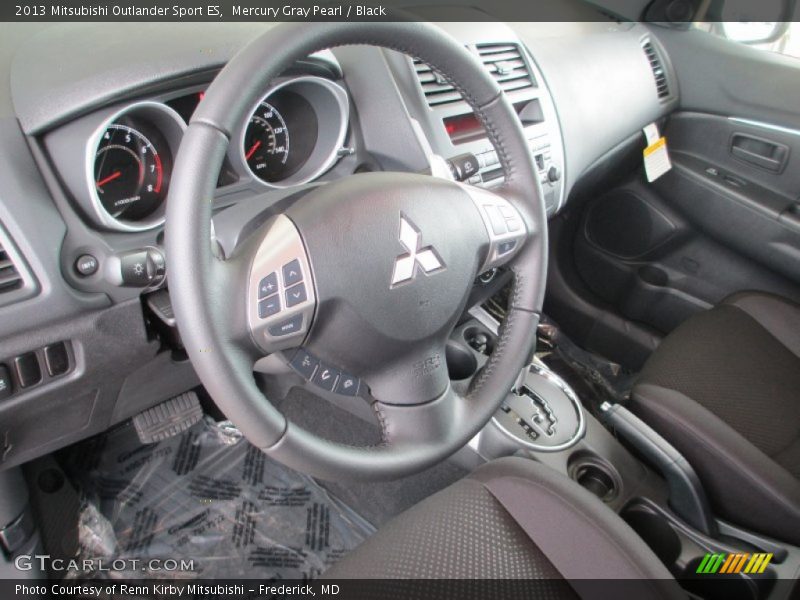 Mercury Gray Pearl / Black 2013 Mitsubishi Outlander Sport ES