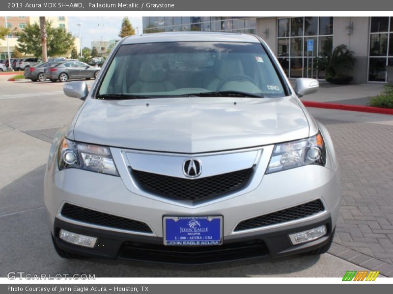 Palladium Metallic / Graystone 2013 Acura MDX SH-AWD