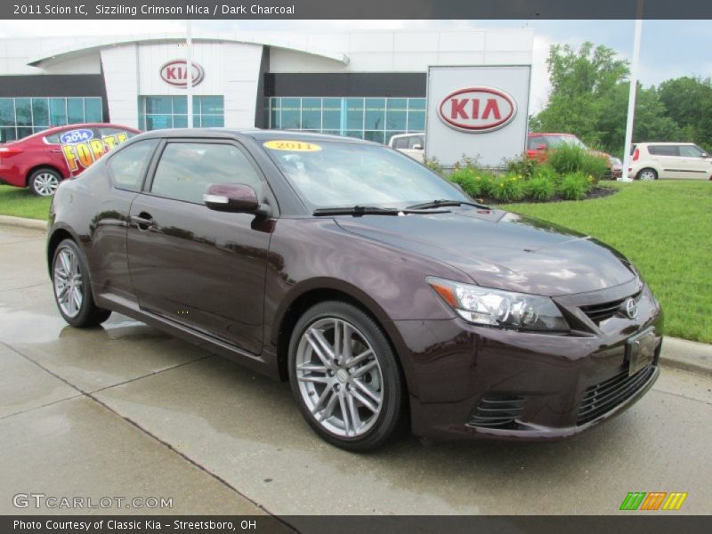 Sizziling Crimson Mica / Dark Charcoal 2011 Scion tC