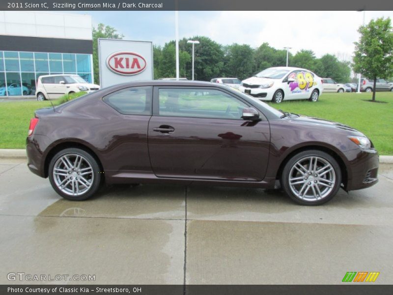 Sizziling Crimson Mica / Dark Charcoal 2011 Scion tC