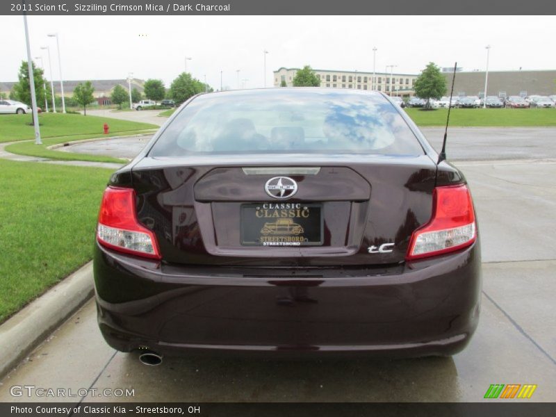 Sizziling Crimson Mica / Dark Charcoal 2011 Scion tC