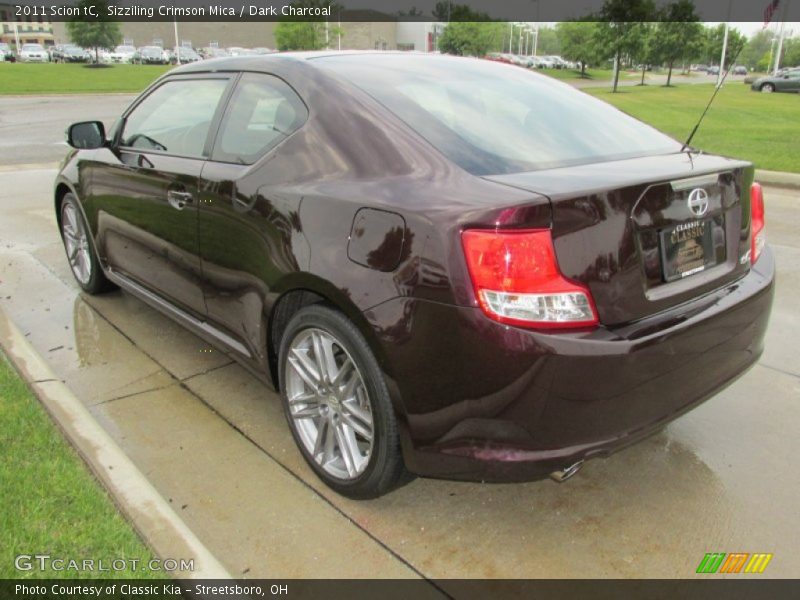 Sizziling Crimson Mica / Dark Charcoal 2011 Scion tC