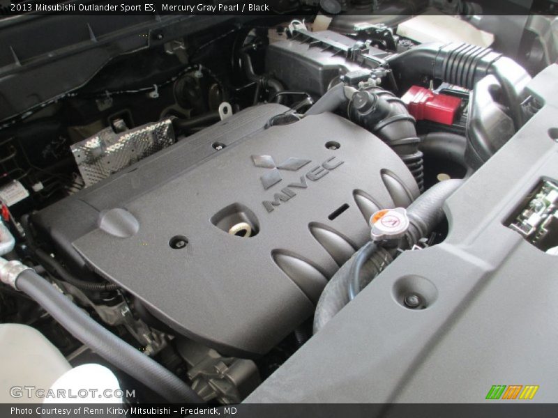 Mercury Gray Pearl / Black 2013 Mitsubishi Outlander Sport ES