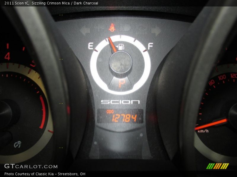 Sizziling Crimson Mica / Dark Charcoal 2011 Scion tC