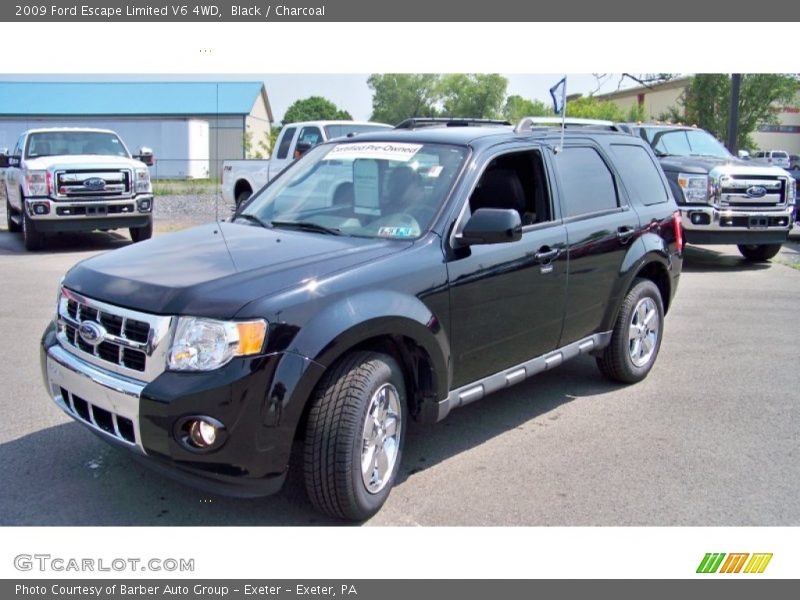 Black / Charcoal 2009 Ford Escape Limited V6 4WD