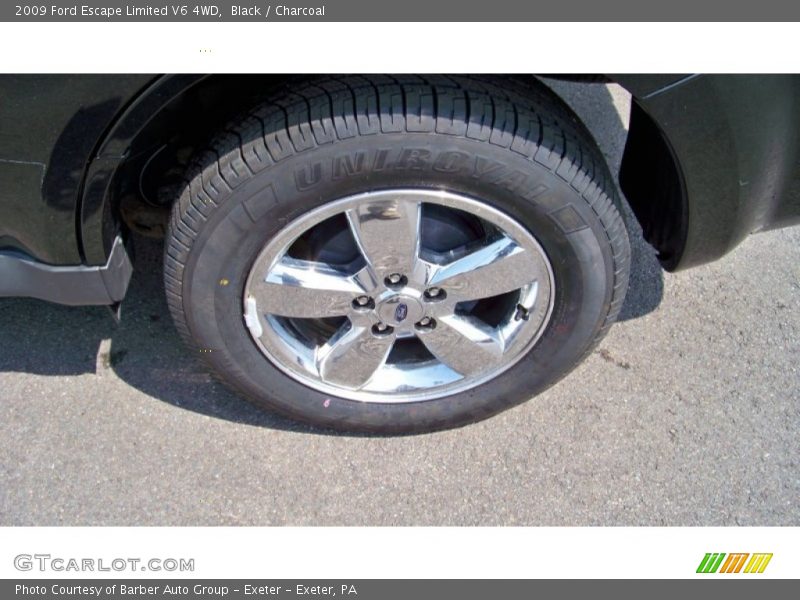 Black / Charcoal 2009 Ford Escape Limited V6 4WD