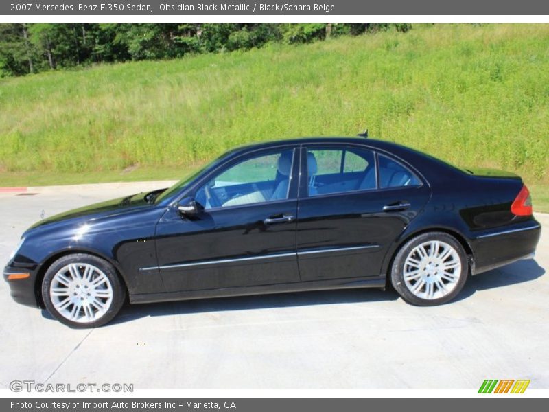  2007 E 350 Sedan Obsidian Black Metallic