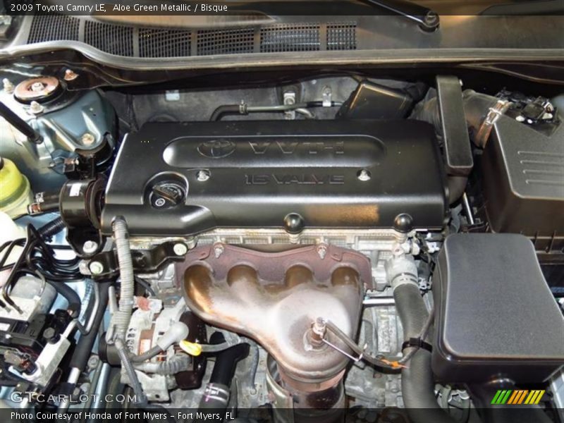 Aloe Green Metallic / Bisque 2009 Toyota Camry LE