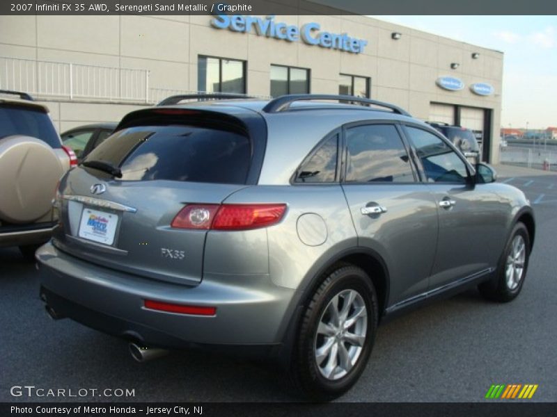 Serengeti Sand Metallic / Graphite 2007 Infiniti FX 35 AWD