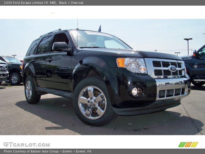 Black / Charcoal 2009 Ford Escape Limited V6 4WD
