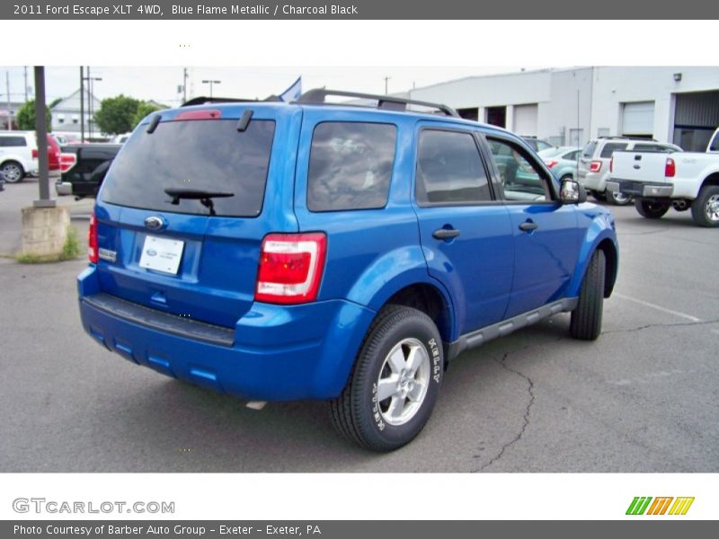 Blue Flame Metallic / Charcoal Black 2011 Ford Escape XLT 4WD