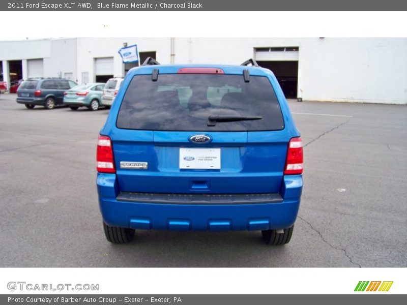 Blue Flame Metallic / Charcoal Black 2011 Ford Escape XLT 4WD