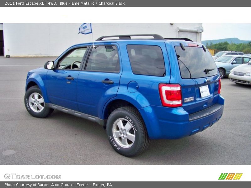 Blue Flame Metallic / Charcoal Black 2011 Ford Escape XLT 4WD