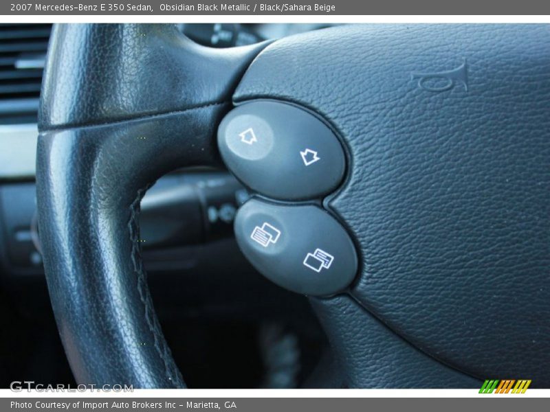 Controls of 2007 E 350 Sedan