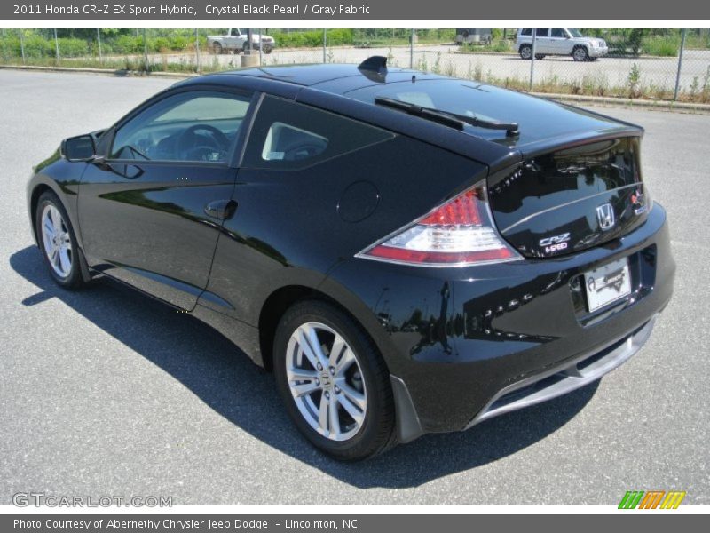 Crystal Black Pearl / Gray Fabric 2011 Honda CR-Z EX Sport Hybrid
