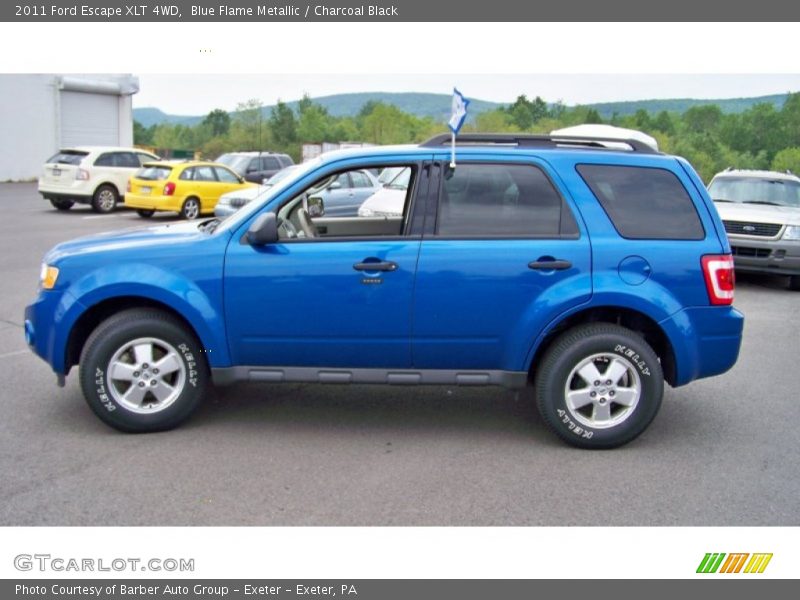 Blue Flame Metallic / Charcoal Black 2011 Ford Escape XLT 4WD