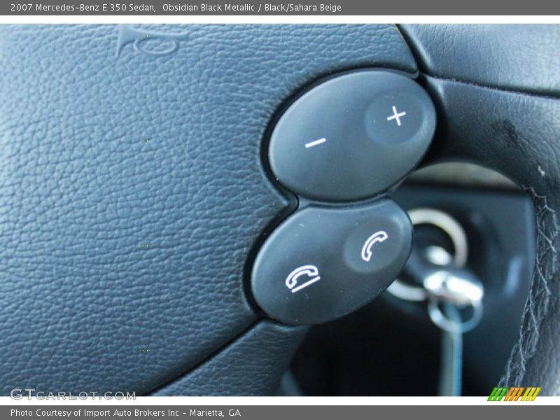Controls of 2007 E 350 Sedan
