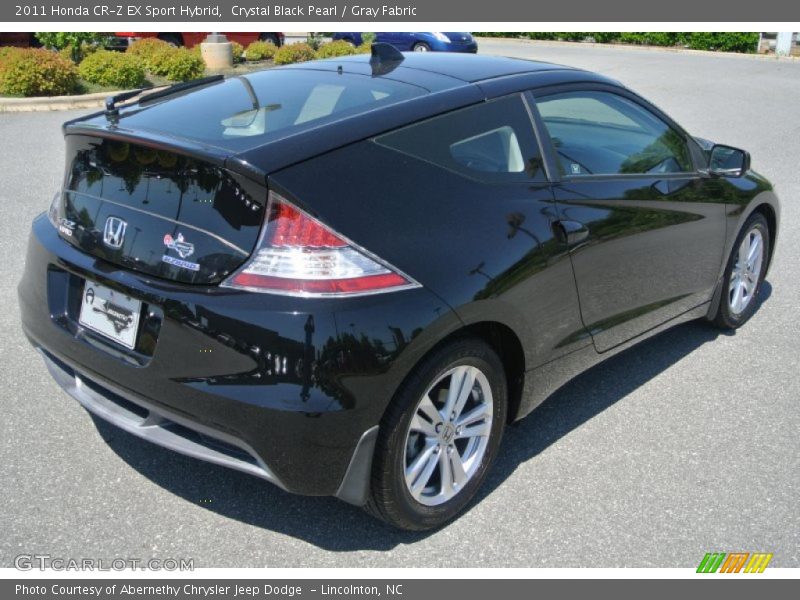 Crystal Black Pearl / Gray Fabric 2011 Honda CR-Z EX Sport Hybrid