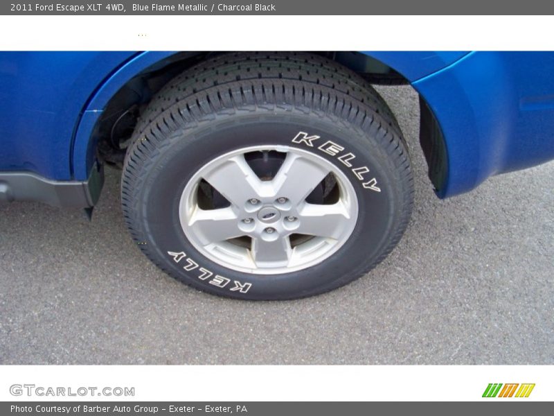 Blue Flame Metallic / Charcoal Black 2011 Ford Escape XLT 4WD