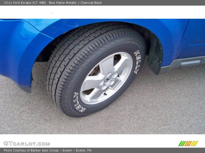 Blue Flame Metallic / Charcoal Black 2011 Ford Escape XLT 4WD