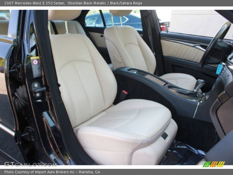  2007 E 350 Sedan Black/Sahara Beige Interior