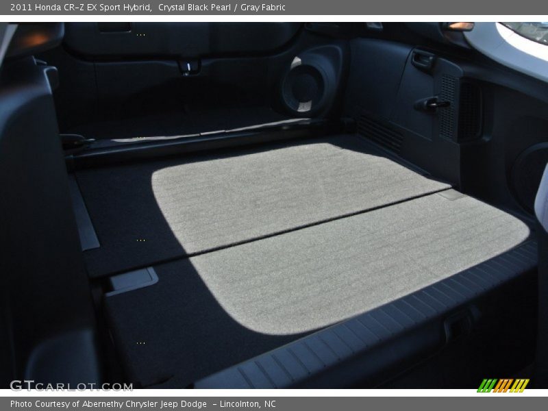 Crystal Black Pearl / Gray Fabric 2011 Honda CR-Z EX Sport Hybrid