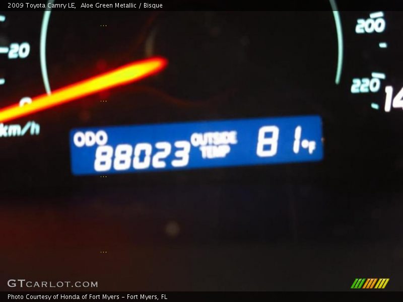 Aloe Green Metallic / Bisque 2009 Toyota Camry LE