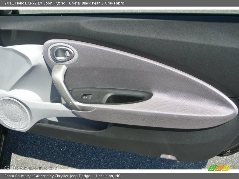 Crystal Black Pearl / Gray Fabric 2011 Honda CR-Z EX Sport Hybrid