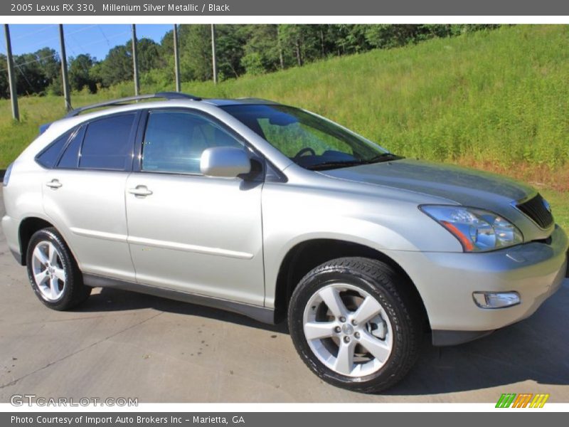 Millenium Silver Metallic / Black 2005 Lexus RX 330