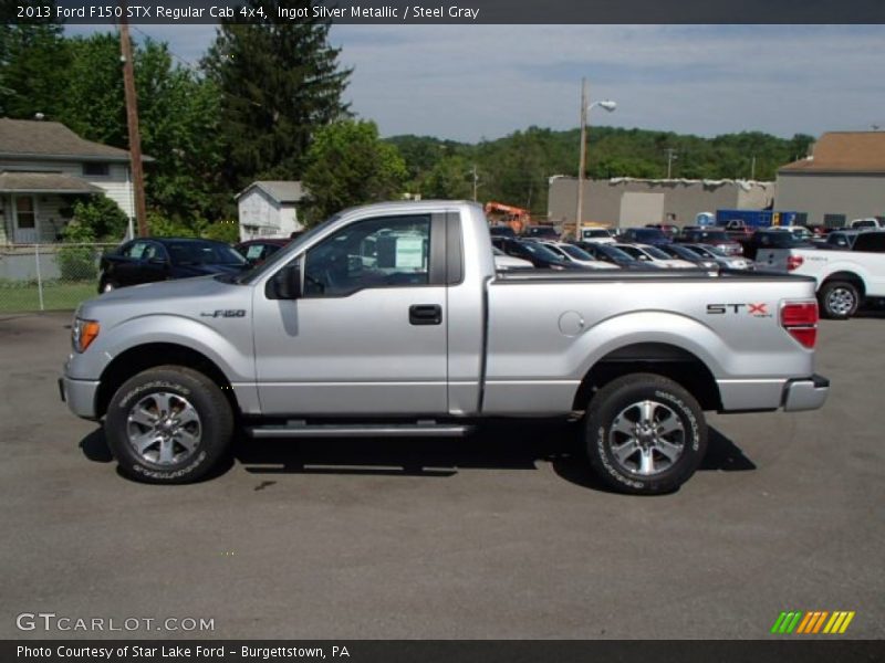  2013 F150 STX Regular Cab 4x4 Ingot Silver Metallic