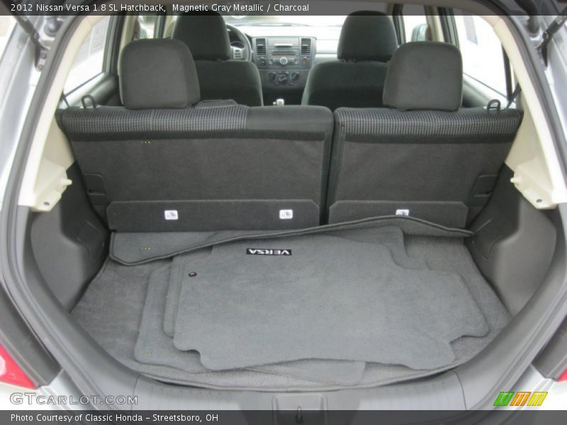 Magnetic Gray Metallic / Charcoal 2012 Nissan Versa 1.8 SL Hatchback