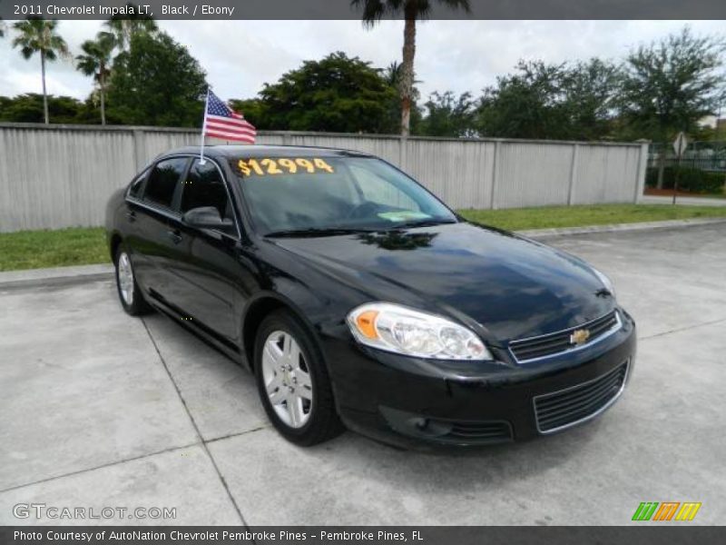 Black / Ebony 2011 Chevrolet Impala LT