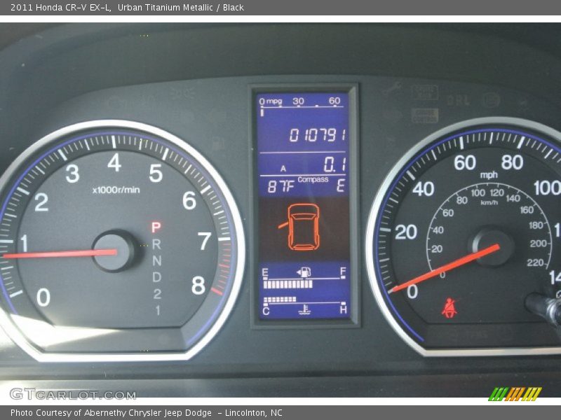 Urban Titanium Metallic / Black 2011 Honda CR-V EX-L