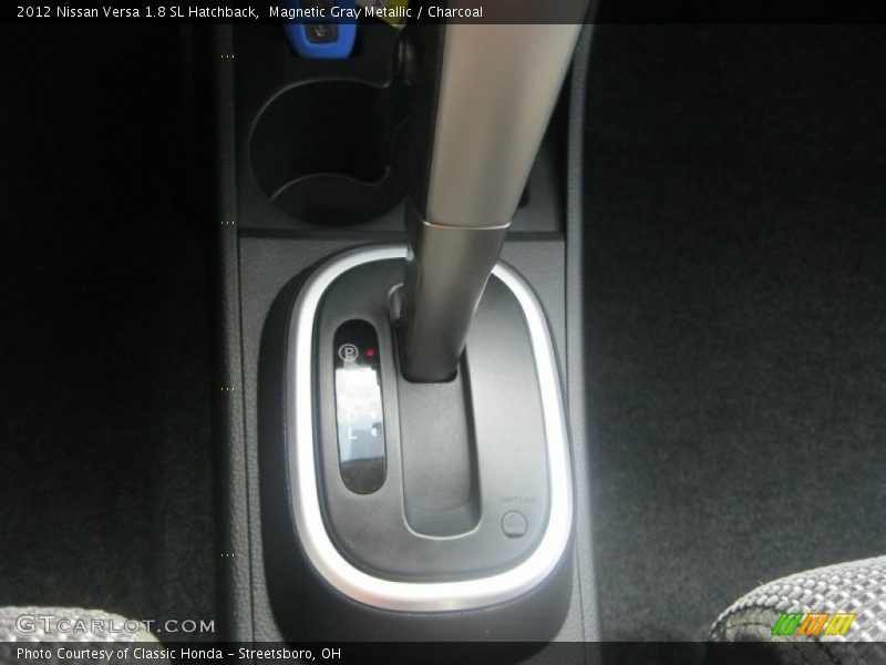 Magnetic Gray Metallic / Charcoal 2012 Nissan Versa 1.8 SL Hatchback