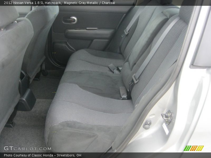 Magnetic Gray Metallic / Charcoal 2012 Nissan Versa 1.8 SL Hatchback